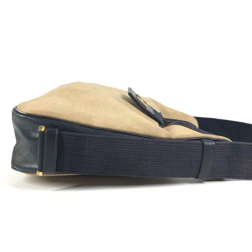HERMES Vintage Sacoche Bag, Shoulder Handbag with Pouch, Leather, Canvas, Men... - Picture 4 of 16